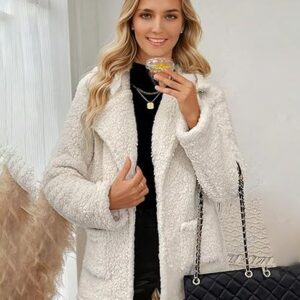 KOTTY Women's Stylish and Warm Winter Coat Faux Fur Jacket