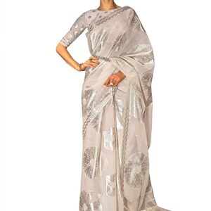 AKHILAM Women's Woven Design Modal Saree With Unstitched Blouse Piece (KROWN255001_Parent)